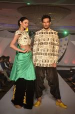 Model walks the ramp for Masaba showcases her collection at SNDT Chrysalis show in Mumbai on 20th April 2012 (42).JPG
